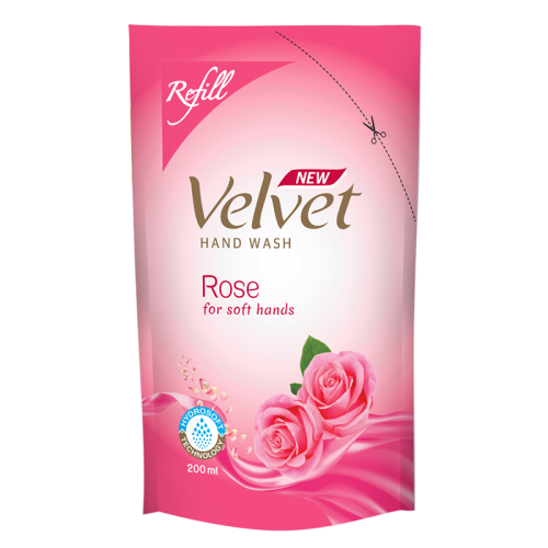 Velvet Handwash Refill Pouch Rose-200ml