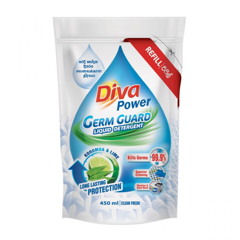 Diva Power Germ Guard Liquid Detergent Refill 450ml Hemas Estore
