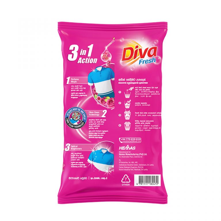 Diva Detergent Powder Rose & Lime 700g Hemas Estore
