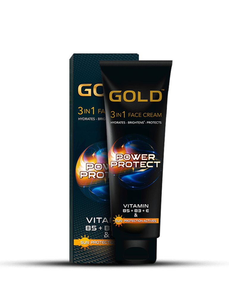 Gold 3 in 1 Face Cream ? Power Protect 25g Hemas Estore