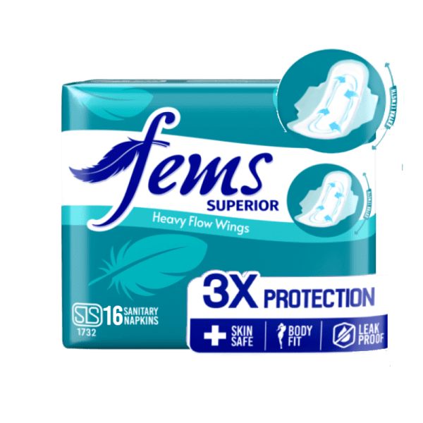 Fems Superior Heavy Flow 16s Pack