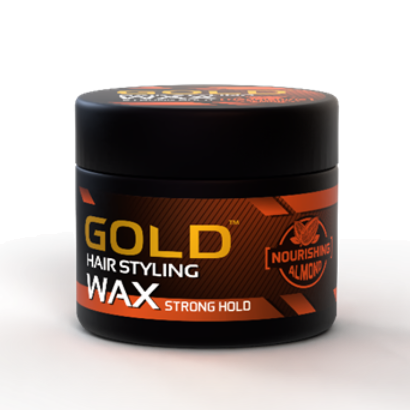 Gold almond wax Gold Hair Styling Wax Almond 100ML - Image 1
