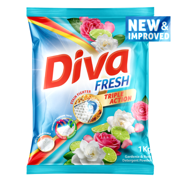 Diva Fresh Gardenia & Rose 1KG