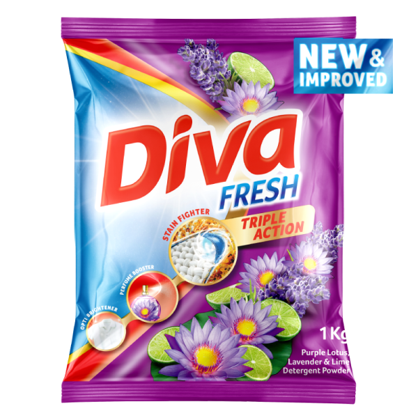 Diva Fresh Lotus, Lavender & Lime 1KG