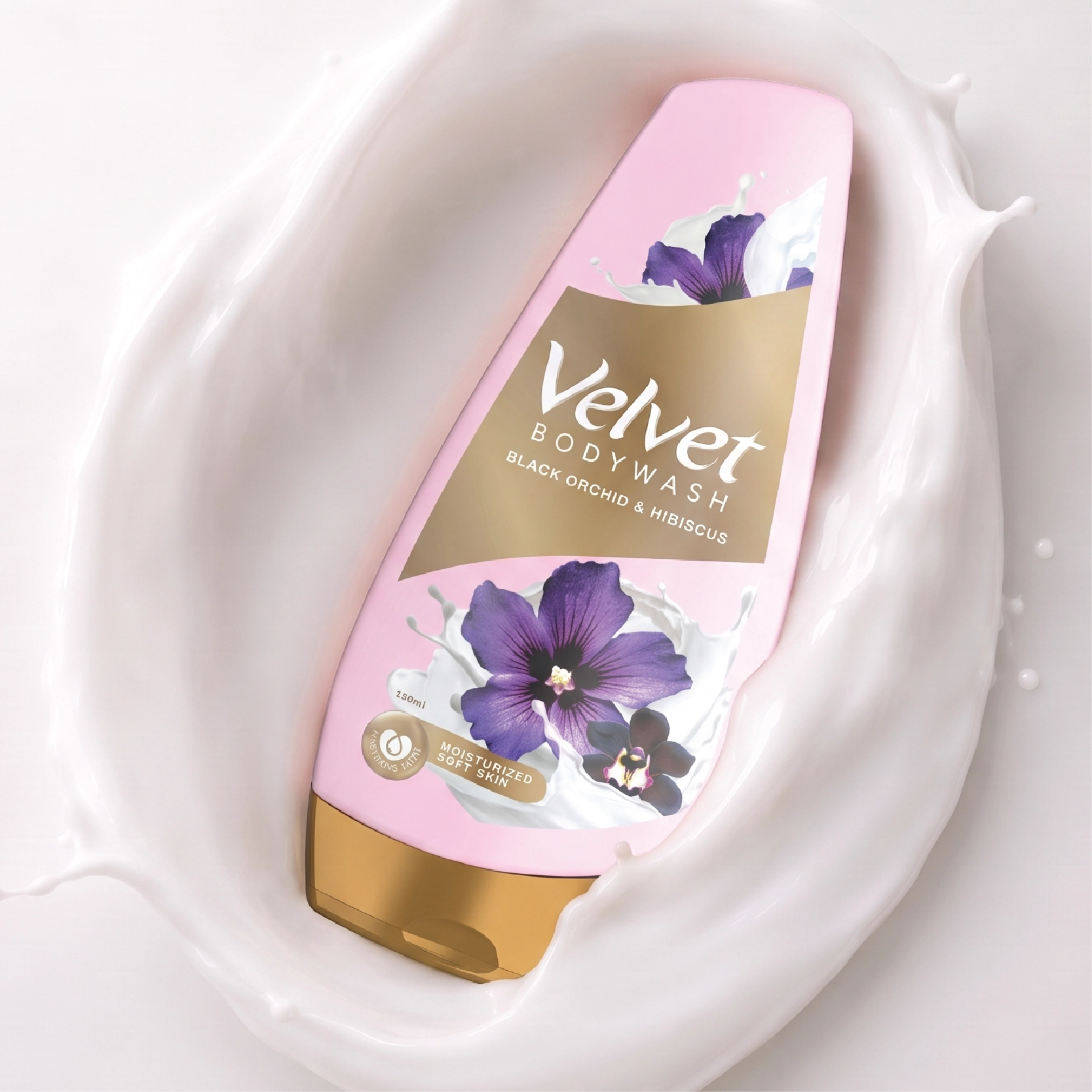 Velvet BW_Velvet BW-02 Velvet Body Wash Black Orchid & Hibiscus 140ML - Image 1