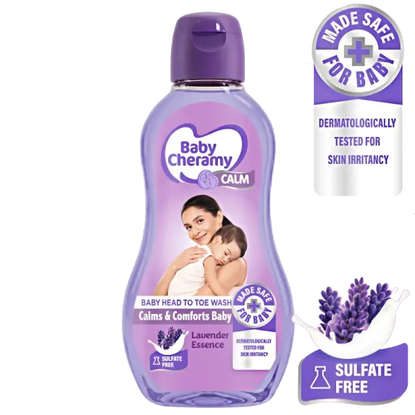 Baby Cheramy Calm Head To Toe Wash 98ML